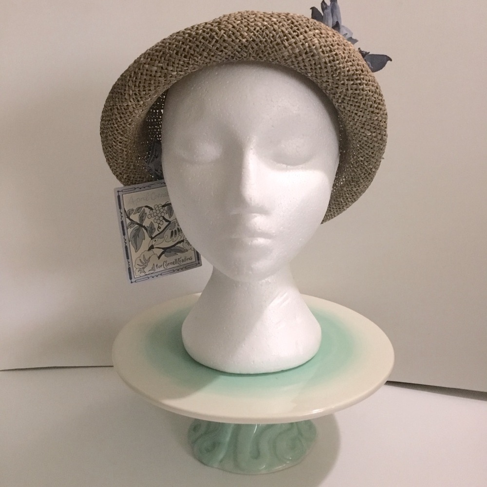NWT April Cornell for Cornell Trading straw hat
